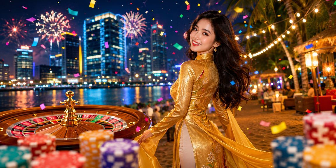 Không khí roulette sôi động tại Hà Nội – phong cách áo dài truyền thống kết hợp casino